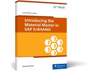 Cover of Introducing the Material Master in SAP S/4HANA